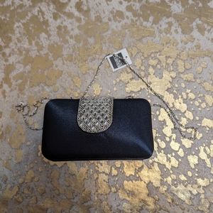 Navy evening bag NWT